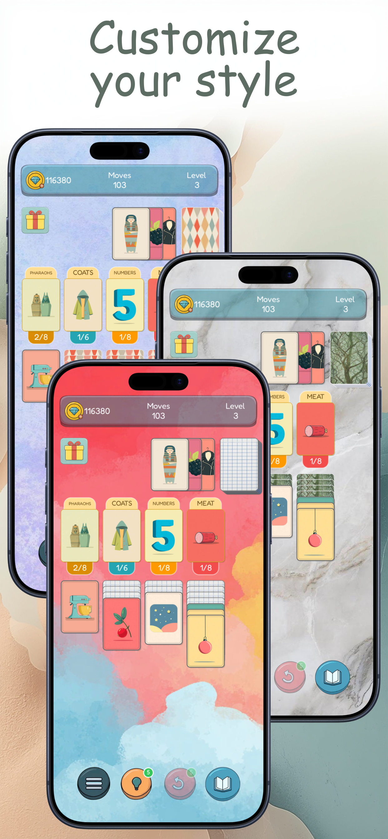 Choose Your Style - Solitaire Pictures